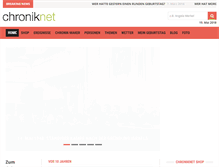 Tablet Screenshot of chroniknet.de